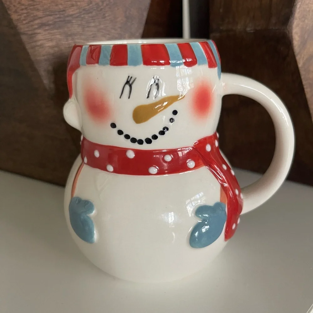 Threshold Target Snowman Coffee Hot Chocolate Christmas Mug - Picture 1 of 5